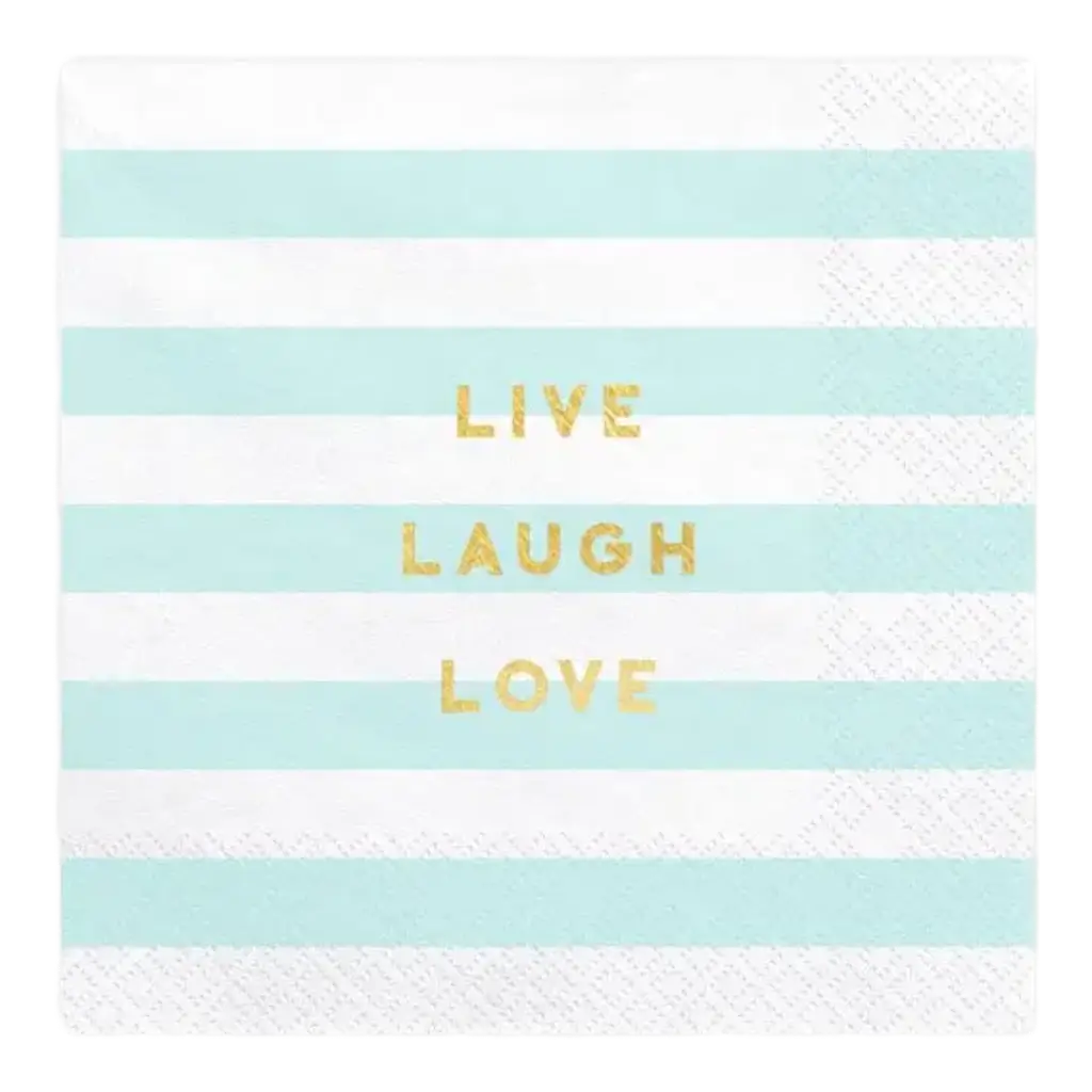 Live Laugh Love Papierhandtuch (20er-Set)