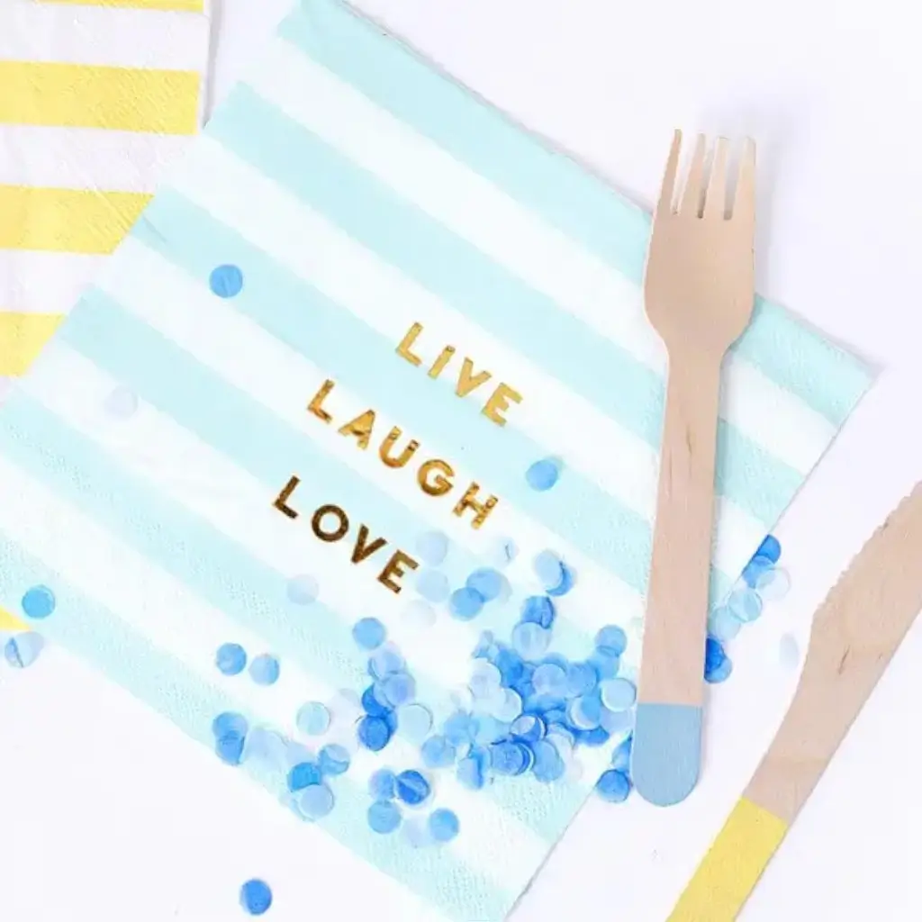 Live Laugh Love Papierhandtuch (20er-Set)