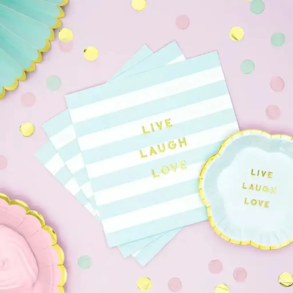 Live Laugh Love Papierhandtuch (20er-Set)