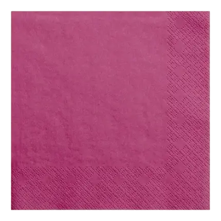 Dunkelrosa Papierhandtuch (Satz von 20 Stück)