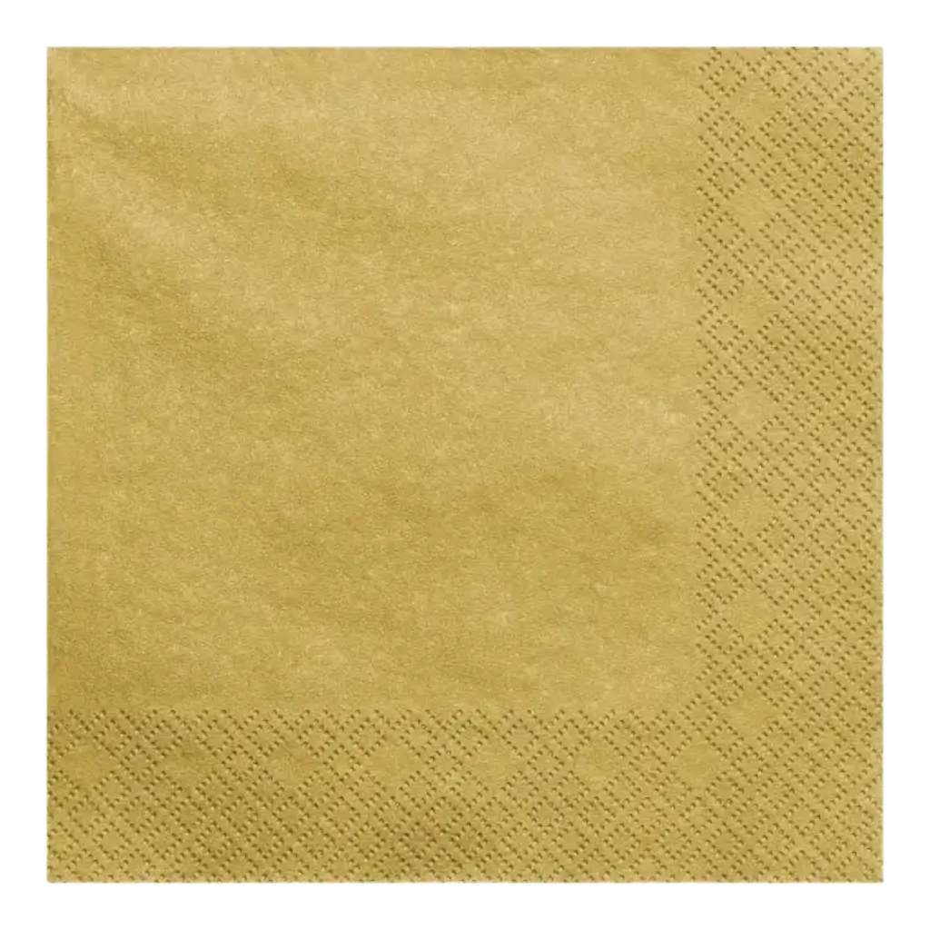 Gold/Goldenes Papierhandtuch (20 Stück)