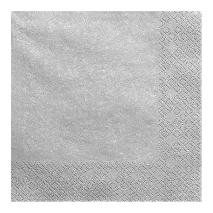 Silber/silbernes Papierhandtuch (20er-Set)