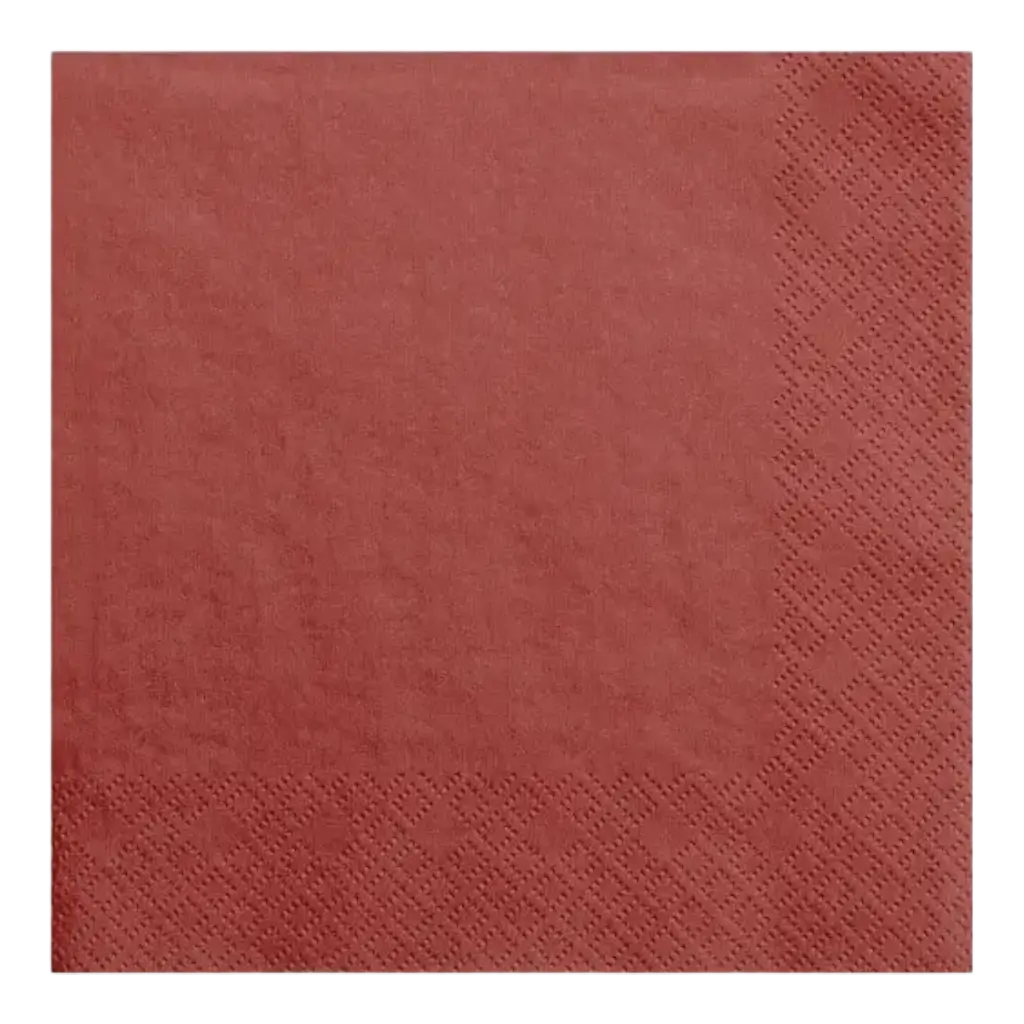 Rotes Papierhandtuch (20 Stück)