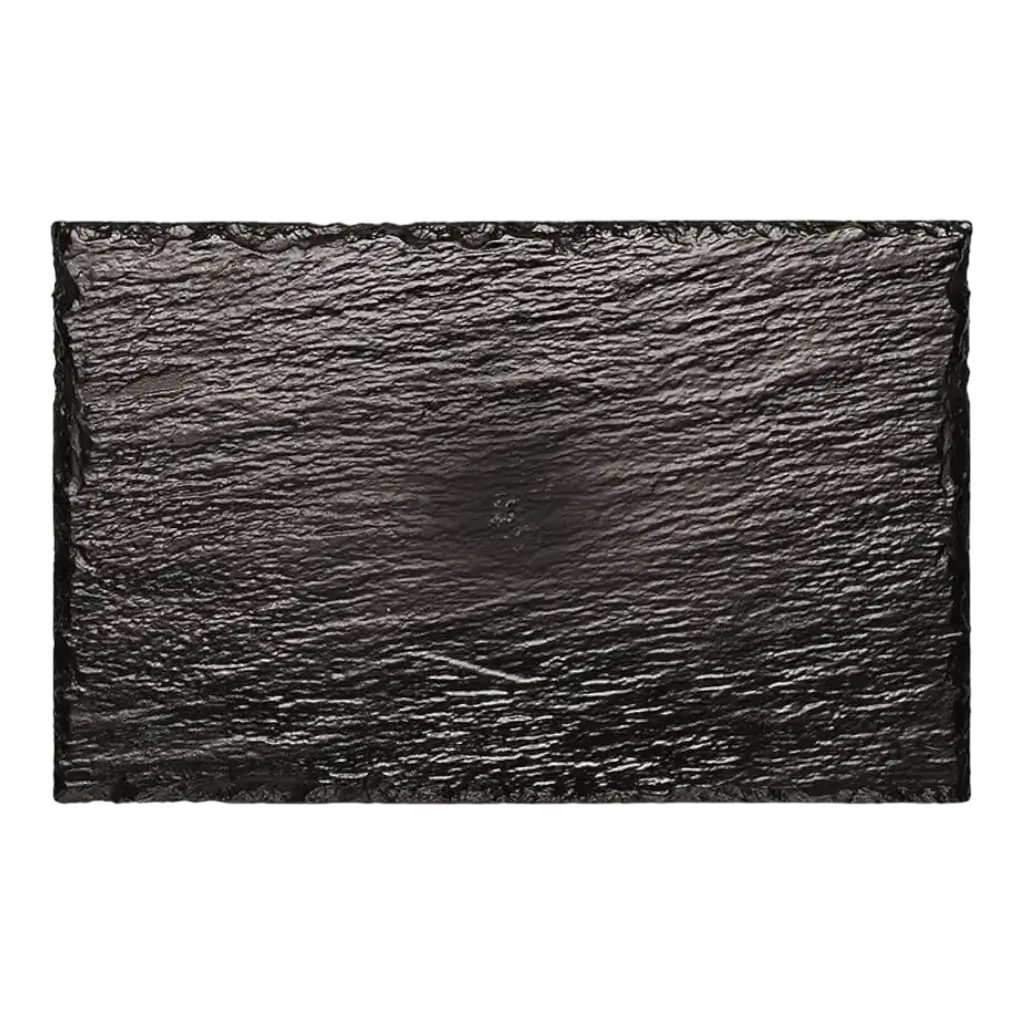 Rechteckige Platte Schieferimitation 22x14cm x10p.