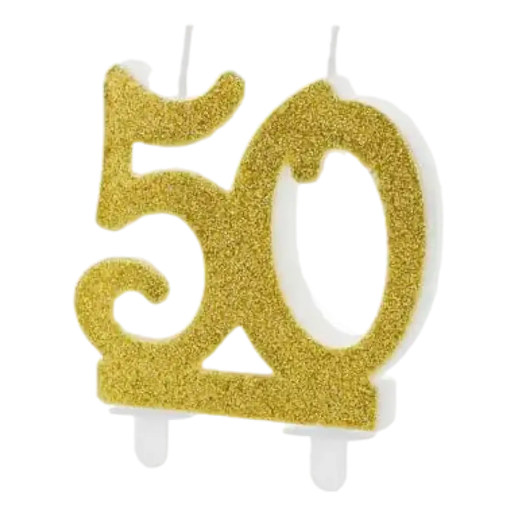 Goldene Jubiläumskerze 50 Jahre