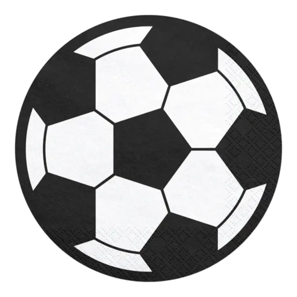 Fußballball-Papierhandtuch (20er-Satz)