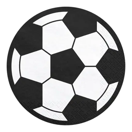 Fußballball-Papierhandtuch (20er-Satz)