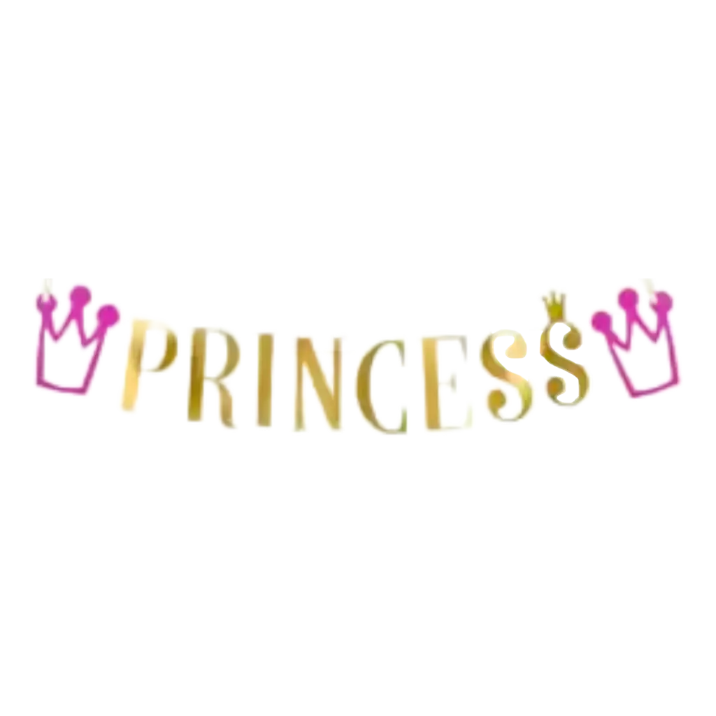 Papiergirlande "Prinzessin