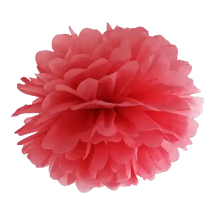 Roter Papierbommel 25cm