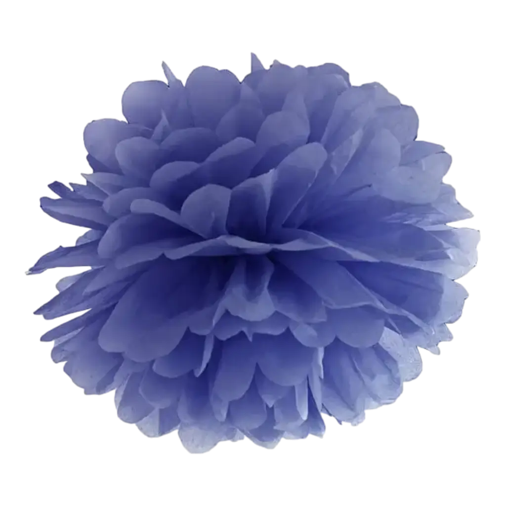 Marineblauer Papierbommel 25cm