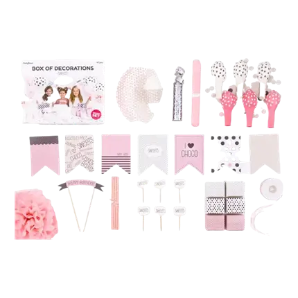 Geburtstagsdekorationsset Sweet Thema