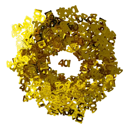 Tischkonfetti 40 Jahre (15gr)