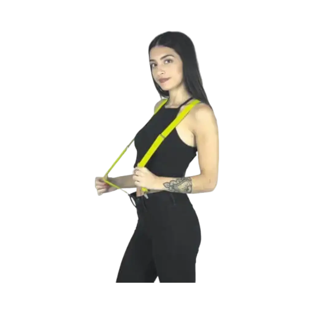 Fluoreszierend gelbe Bänder