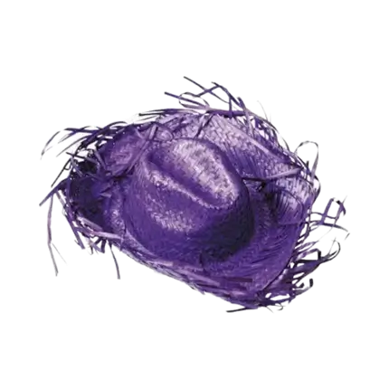 Violetter karibischer Cowboy-Hut