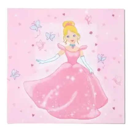 Satz mit 12 PRINCESS-Handtüchern