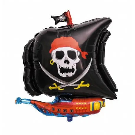 Ballon-Piraten-Boot