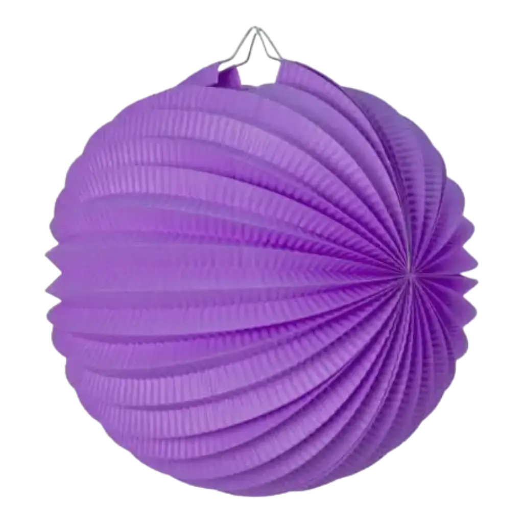 Lampenpapierkugel rund violett 20cm