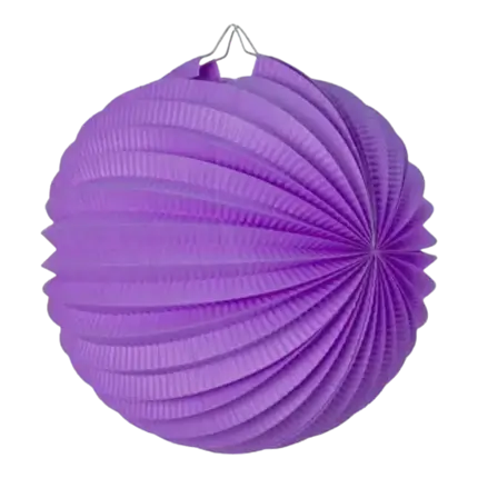 Lampenpapierkugel rund violett 20cm