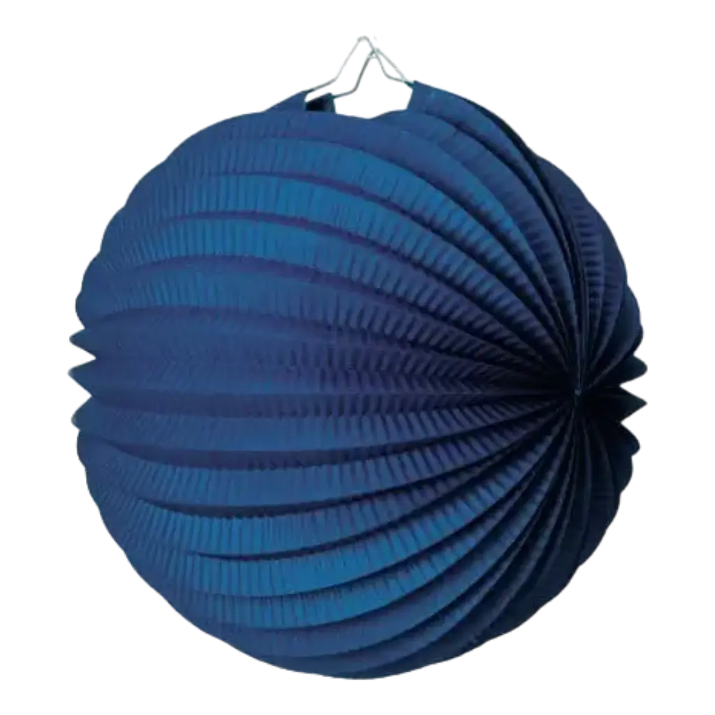 Lampenpapierkugel rund marineblau 30cm