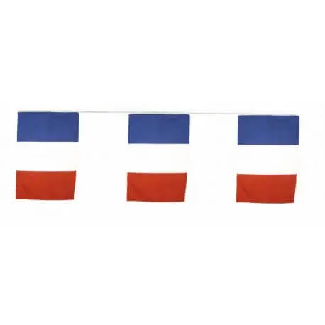 Girlandenflagge Frankreich 10m