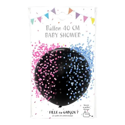 Mädchen- oder Jungen-Konfetti-Ballons?