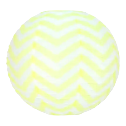 Japanische Laterne Fischgrätenmuster Gelb 35cm