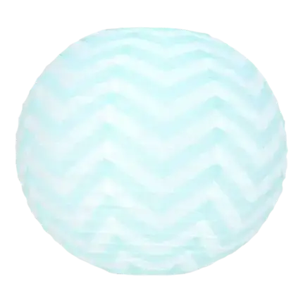 Japanische Laterne Fischgrätenmuster blau 35cm