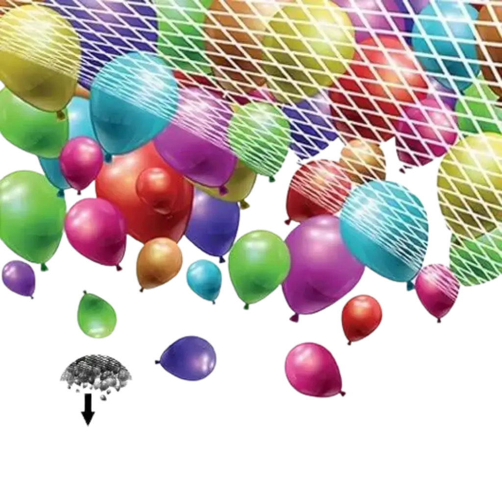 Ballonabwurfnetz (500 Ballons)