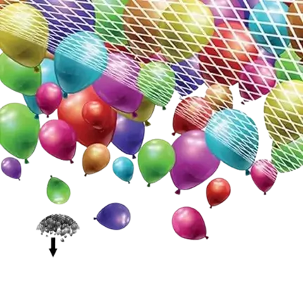 Ballonabwurfnetz (200 Ballons)