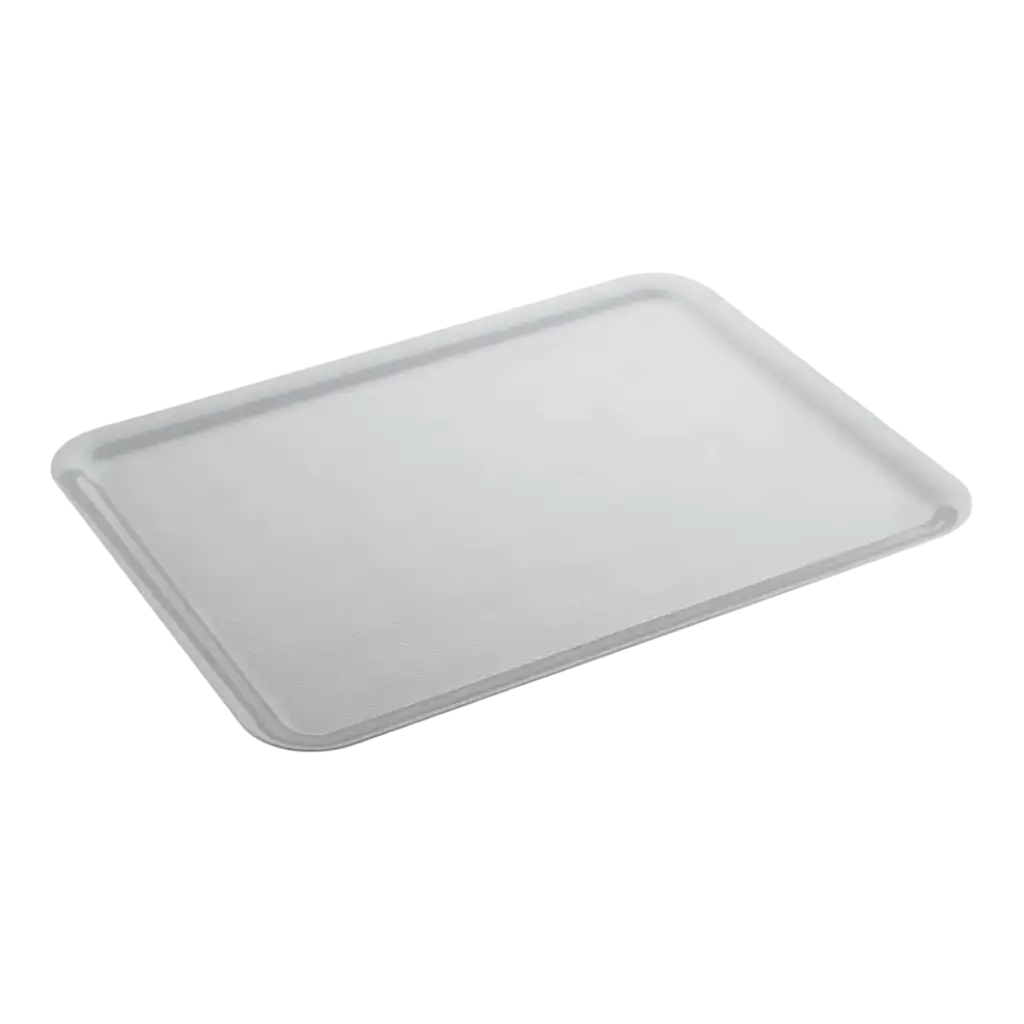 Weiße rechteckige Kunststoffschale 50x37cm