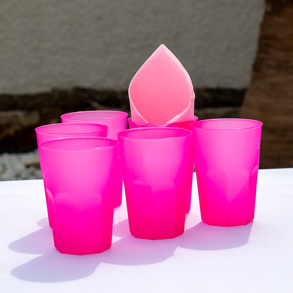 Cocktailglas rosa fuchsia 35cl (Satz von 20)