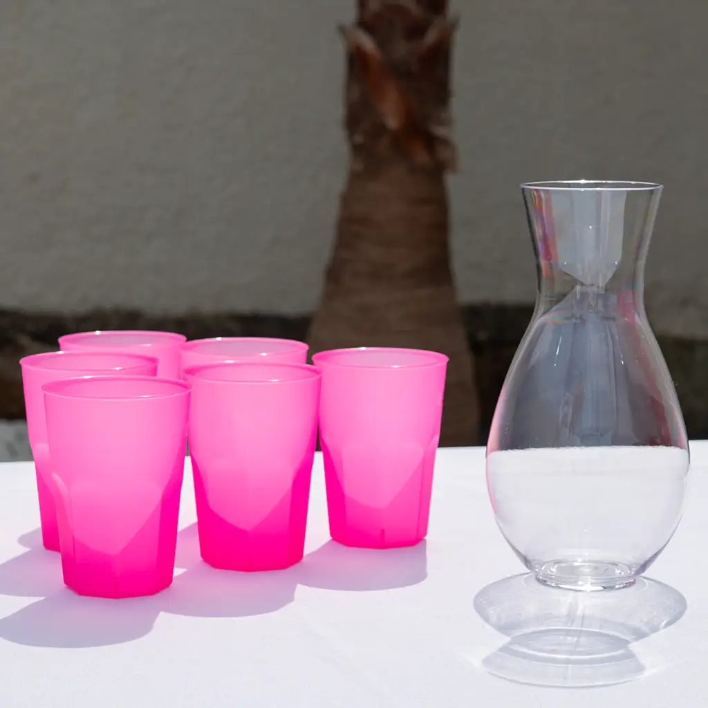 Cocktailglas rosa fuchsia 35cl (Satz von 20)