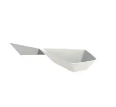 Weißer Kunststoff Diamantglaskrug - 30er-Satz