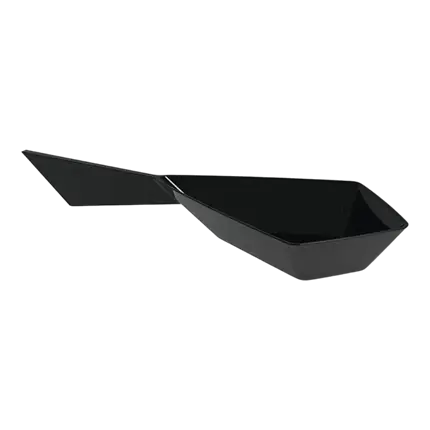 Schwarzer Kunststoff Diamantglasbehälter - Satz von 30 Stück