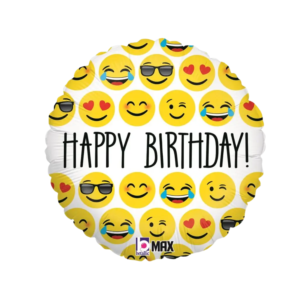 Emoji Happy Birthday-Ball 45cm