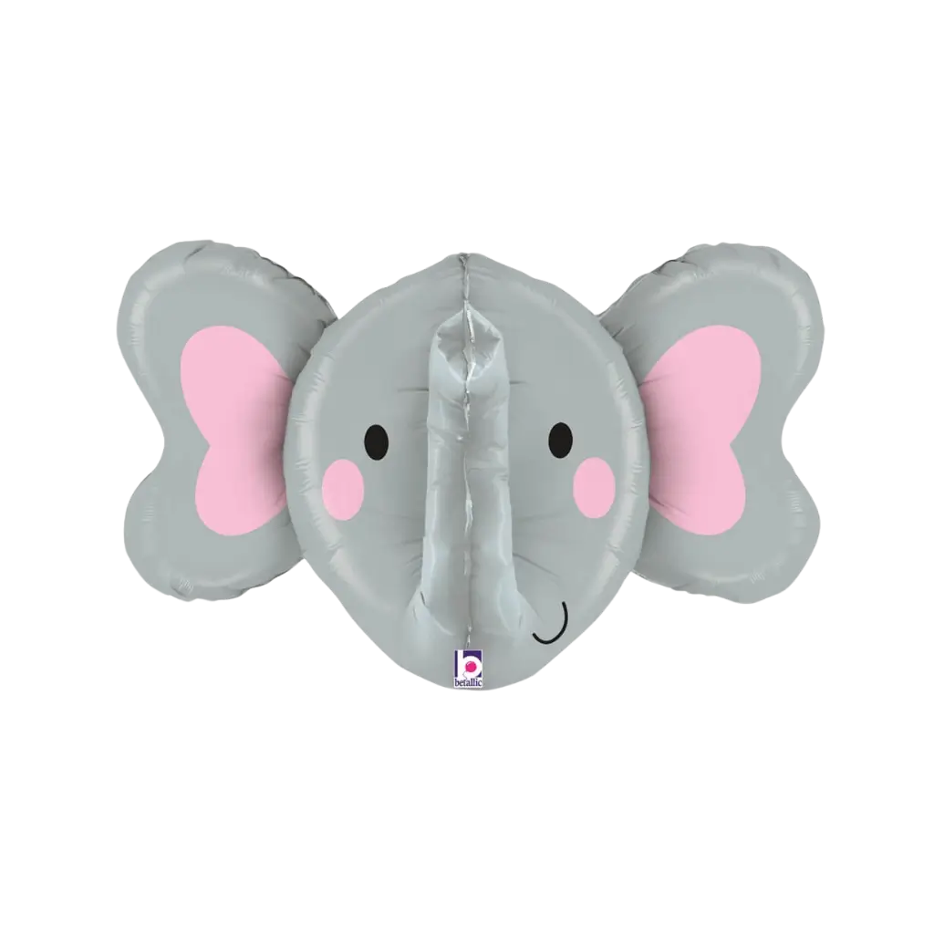 3D-Elefantenkopf-Ballon 86cm