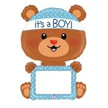 Ballon Es ist ein Junge Riesenbotschaft 122cm