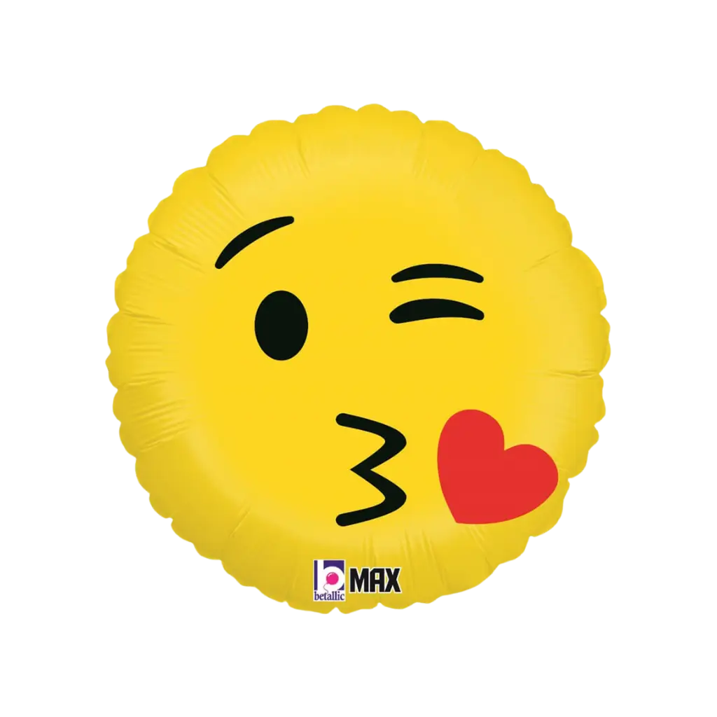 Emoji-Kusskugel ø45cm