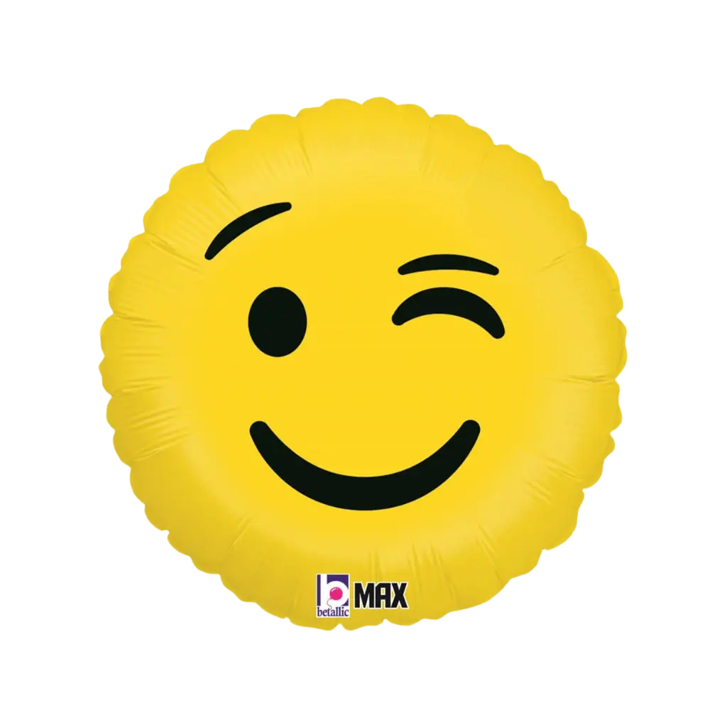 Emoji-Ballon Winks ø45cm
