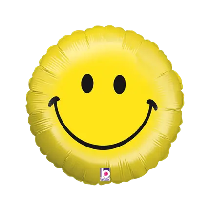 Lächelnder Emoji-Ballon ø45cm