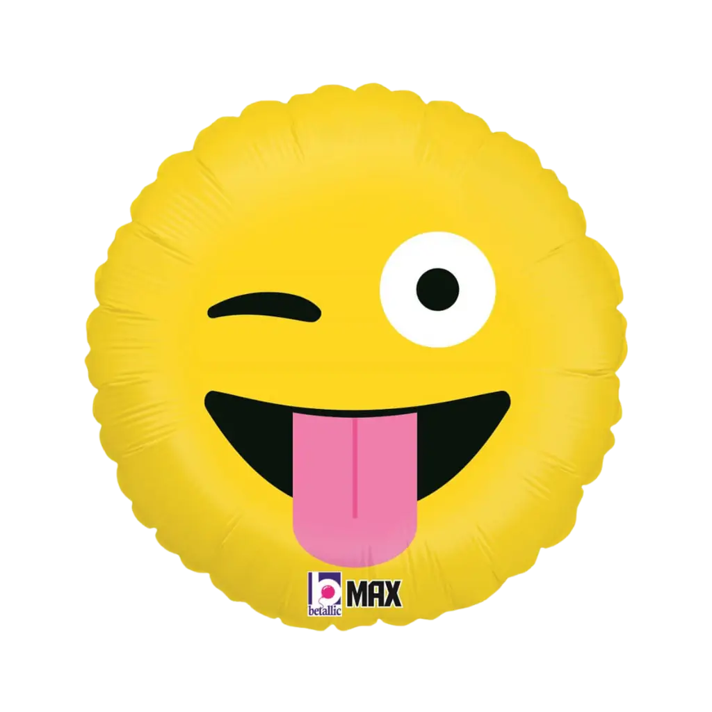 Emoji Wacky Emoji-Ballon ø45cm