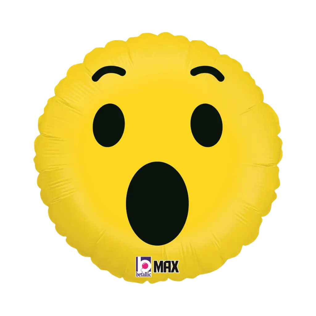 Emoji-Wow-Ballon ø45cm