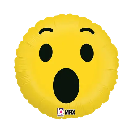 Emoji-Wow-Ballon ø45cm