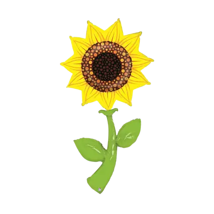 Riesen-Helium-Sonnenblumen-Ballon 152cm