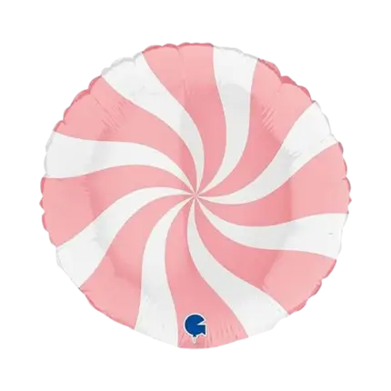 Ballon Aluminium Schnuller Weiß und Rosa matt 46cm