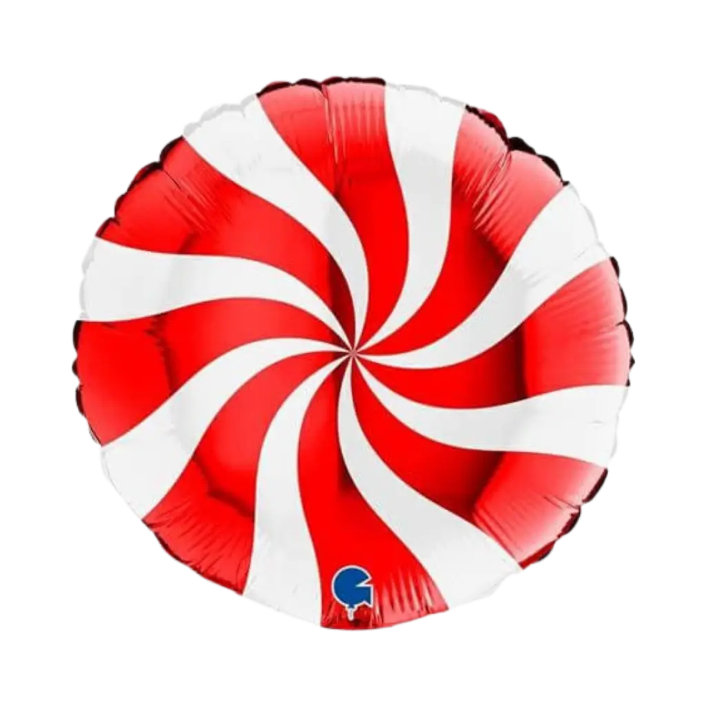 Weißer und roter Aluminium-Schnuller-Ballon 46cm