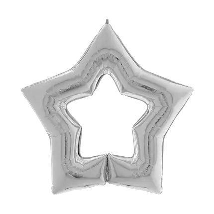 Linky Silver Star Metallkugel122cm