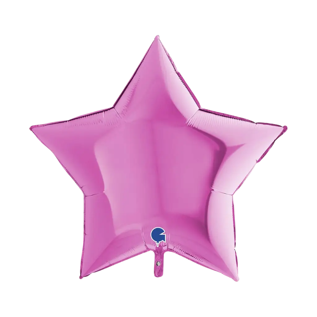 Rosa Metallic-Sternballon 91cm