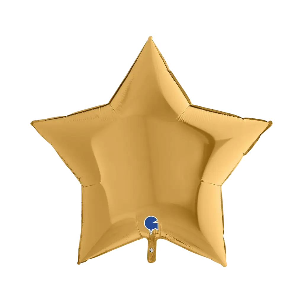 91cm Gold-Metall-Sternballon 91cm