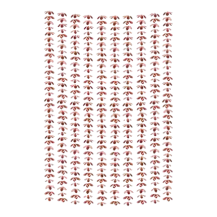 Hintergrund in Goldrosenblatt 100x210cm